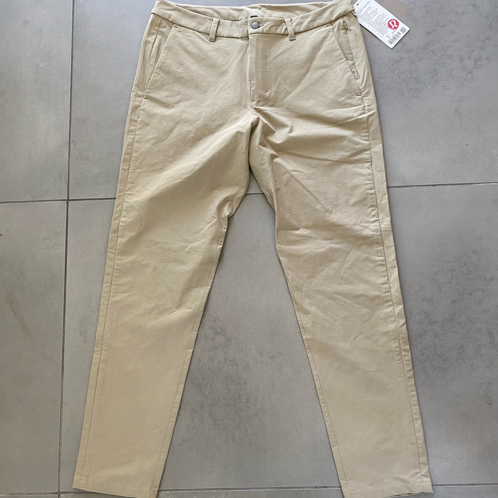 Mens NWT Lululemon commission pant slim 36 x 34